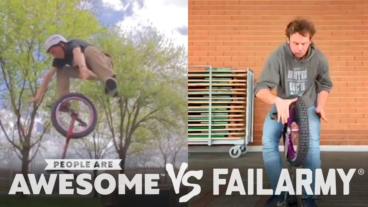 Unicycles & Nunchucks | People Are Awesome vs. FailArmy