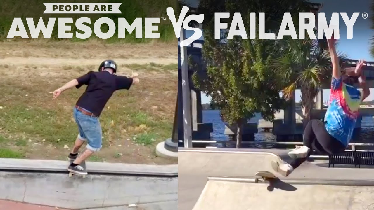 Skateboarding, Skiing & More | People Are Awesome Vs. FailArmy!